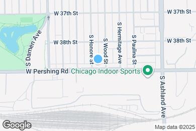 Map image of the property - 1814 W Pershing Rd