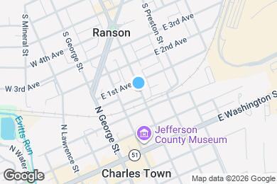 Map image of the property - 322 N Mildred St