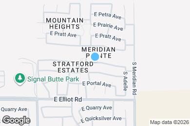 Map image of the property - 11439 E Persimmon Ave