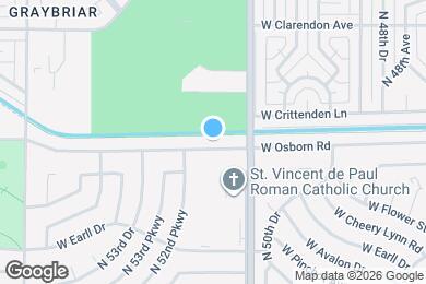 Map image of the property - 5132 W Osborn Rd