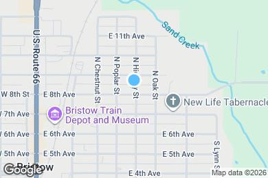 Map image of the property - 421 E 8th Ave