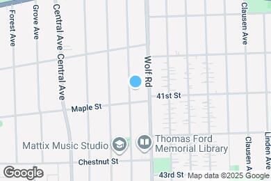 Map image of the property - 4059 Lawn Ave