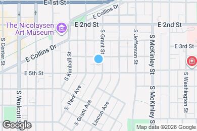 Map image of the property - 428 S Grant St