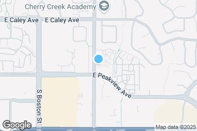 Map image of the property - 9727 E Peakview Ave