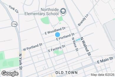 Map image of the property - 27 E Portland St