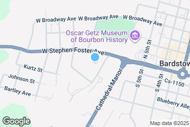 Map image of the property - 407 W Stephen Foster Ave