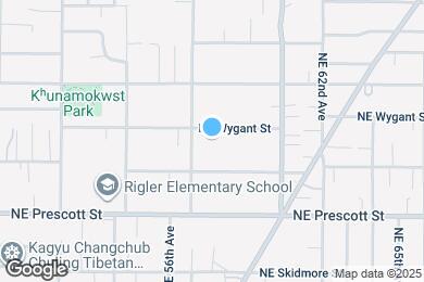 Map image of the property - 5726 NE Wygant St