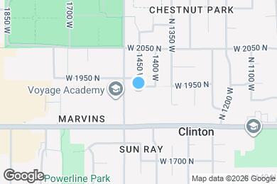 Map image of the property - 1451 W 1930 N