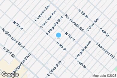 Map image of the property - 610 E Palm Ave