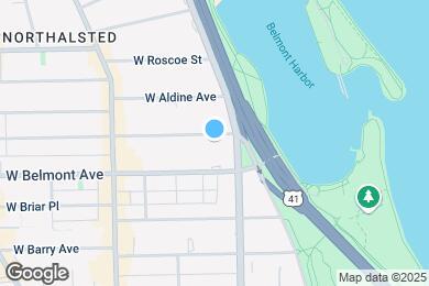 Map image of the property - 421 W Melrose St