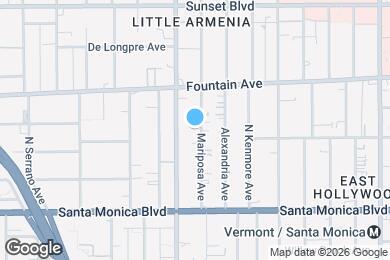Map image of the property - 1211 N Mariposa Ave