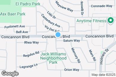 Map image of the property - 708 Saturn Way