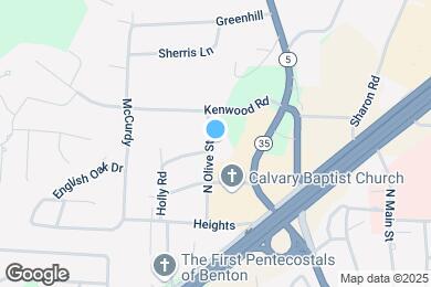 Map image of the property - 1209 N Olive St