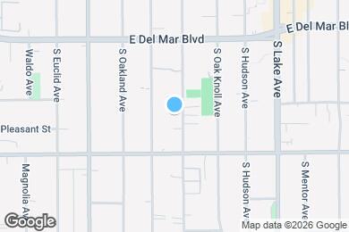 Map image of the property - 497 S El Molino Ave
