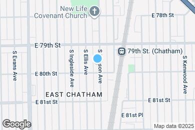 Map image of the property - 7944 S Dobson Ave