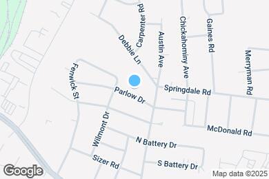 Map image of the property - 1806 Parlow Dr