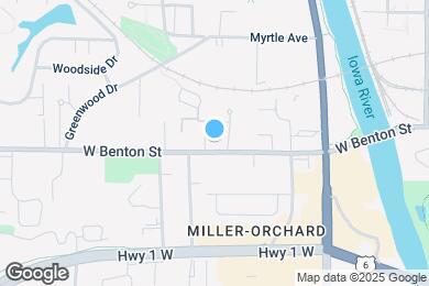 Map image of the property - 402 W Benton St