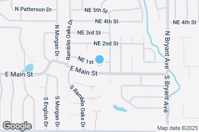 Map image of the property - 1512 NE 1st St