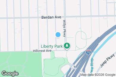 Map image of the property - 3544 Homewood Ave