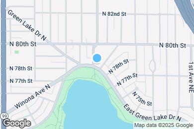 Map image of the property - 7850 E Green Lake Dr N
