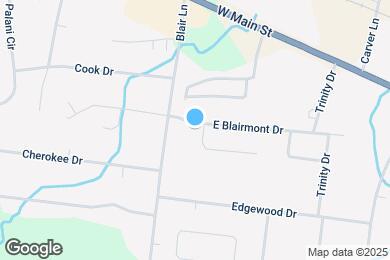 Map image of the property - 1630 E Blairmont Dr