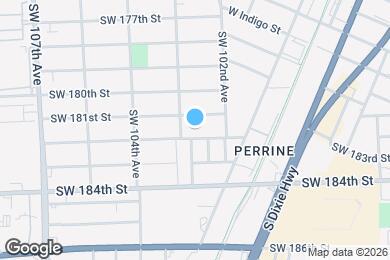Map image of the property - 10271 SW 182nd St
