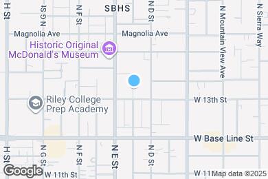 Map image of the property - 1319 N Stoddard Ave