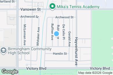 Map image of the property - 6601 Rubio Ave