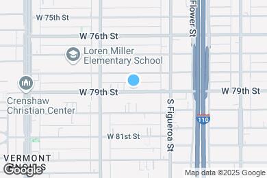 Map image of the property - 629 W 79th St