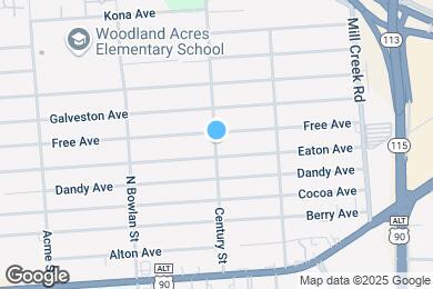 Map image of the property - 211 Century St
