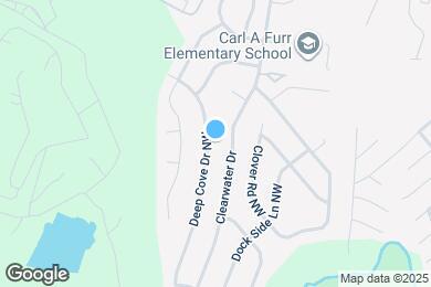 Map image of the property - 2909 Deep Cove Dr NW