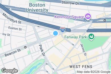 Map image of the property - 829 Beacon St