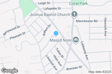 Map image of the property - 1021 Park Ave