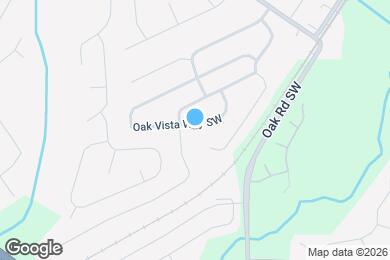 Map image of the property - 2922 Oak Vista Way SW