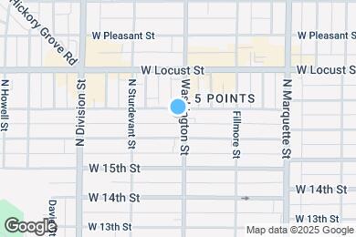 Map image of the property - 1622 Washington St