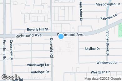Map image of the property - 8201 Richmond Ave.