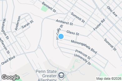 Map image of the property - 1104 Monongahela Blvd