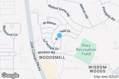 Map image of the property - 719 S Fairfield Dr