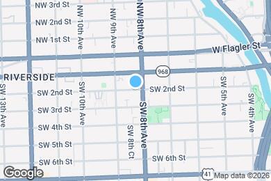 Map image of the property - 820 SW 2nd St