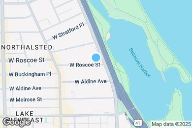 Map image of the property - 430 W Roscoe St