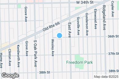Map image of the property - 3602 Clarence Ave