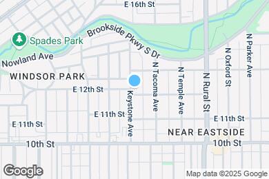 Map image of the property - 1207 Keystone Ave