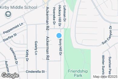 Map image of the property - 2007 Hickory Hill Dr