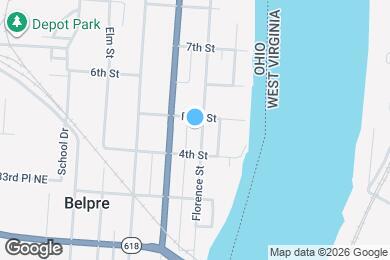 Map image of the property - 411 Florence St