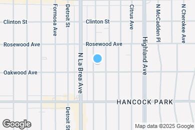 Map image of the property - 414 N Sycamore Ave