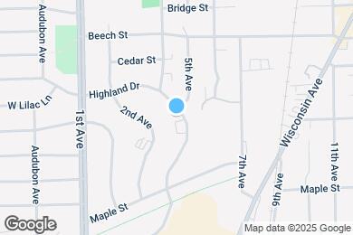 Map image of the property - 1631 Highland Dr