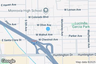 Map image of the property - 831 W Walnut Ave