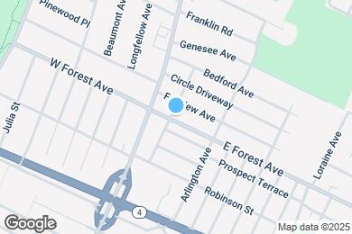 Map image of the property - 1193 Overlook Ave