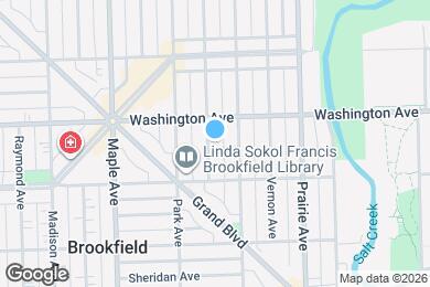 Map image of the property - 3521 Oak Ave