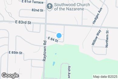 Map image of the property - 10108 E 84 St